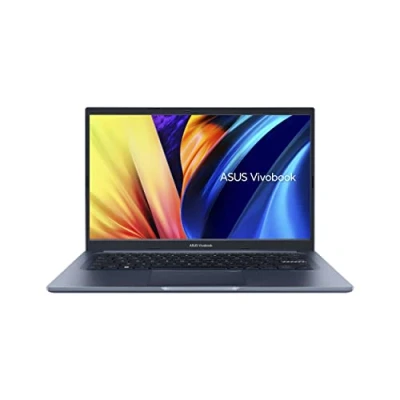 Image of ASUS VivoBook 14 Slim Laptop, 14&quot; FHD Display, Intel Core i3 1215U CPU, UHD Graphics, 4GB DDR4 RAM, 128GB SSD, Fingerprint Sensor, Windows 11 Home, Quiet Blue, F1402ZA AB31