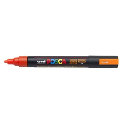 Image of Uni Ball 182576 POSCA markeerstift met medium fijne ronde punt, neon oranje
