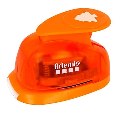 Image of Artemio Big Lever Punch 2.5 cm Christmas Tree #1, Orange