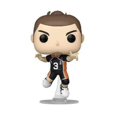 Image of Funko POP! Animation: Haikyu Asahi Haikyu! Collectable Vinyl Figure Gift Idea Official Merchandise Toys for Kids &amp; Adults Anime Fans Model Collectors and Display