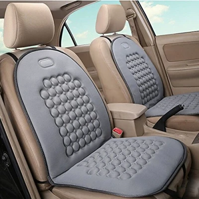 Image of HomDSim Spherical Massage Car Seat Cushions Universal Covers Cushion Chair Massaging Padded Cover (Gray 2 Pack)