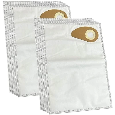 Image of MohMus 10 Premium Vacuum Cleaner Bags Suitable For Nilfisk Buddy 2 II, 12 L, 18 L Inox Series 81943048 and Liter Canisters Fleece Filter Bag Dust