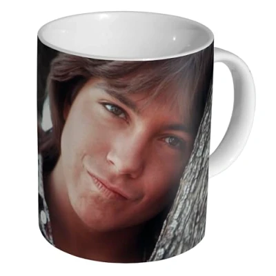 Image of Green Listing LTD David Cassidy Awesome Close Up Ceramic 11oz Tea Coffee Mug/Cup