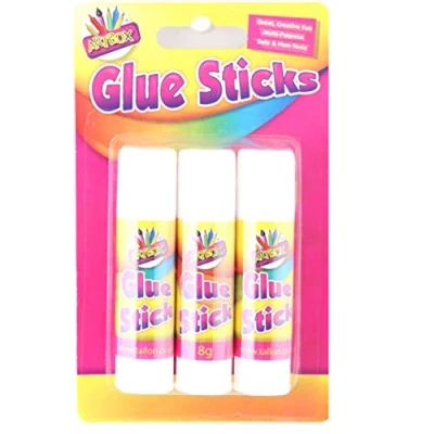 Image of 2 x 8g Twist Action Glue Stick (Pack of 3)