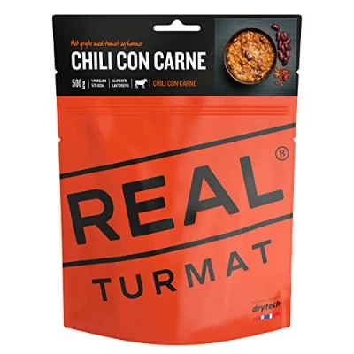 Image of Original Real/Drytech Norwegian expedition food, 5216 &quot;Chilli Con Carne&quot;, 582 kcal / 142 g (500 ready) emergency food