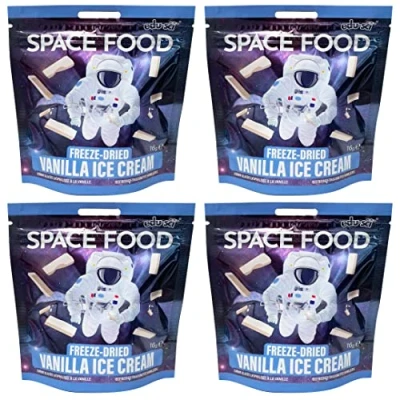 Image of Space Food Freeze Dried (Vanilla Ice Cream 4 Pack)