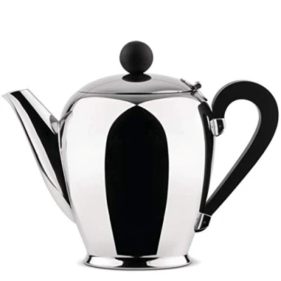 Image of Officina Alessi Bombe Coffee Pot, Silver