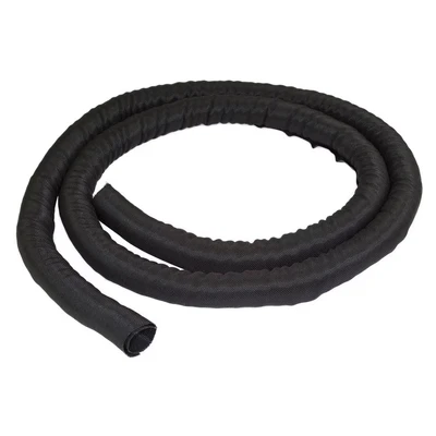 Image of StarTech.com 6.5&#039; (2m) Cable Management Sleeve Flexible Coiled Wrap 1.0 1.5&quot; dia. Expandable Polyester Cord Manager/Protector/Concealer Black Trimmable Organizer (WKSTNCM)