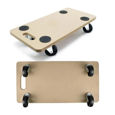 Image of Beaugec Platform Dolly Trolley Cart Portable Furniture Movers with Wheels Heavy Duty Anti Slip Transport Roller for Moving Equipment and Appliances 200 KG Capacity