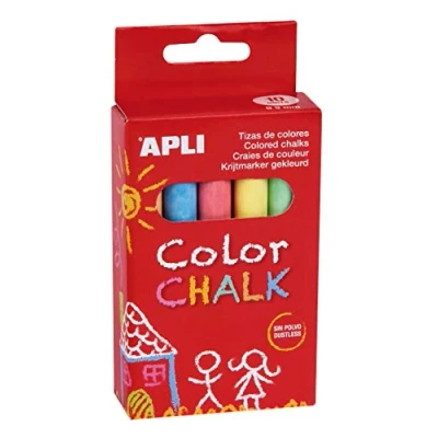 Image of APLI Kids 14574 Chalk Pack of 10 Assorted