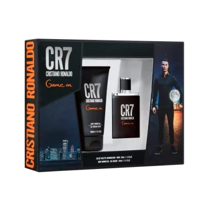 Image of Cristiano Ronaldo CR7 Game On Gift Set 30ml EDT Spray + 100ml Shower Gel