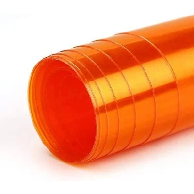 Image of 100cm x 30cm ORANGE Car Headlights, Tail Lights, Fog Lights Tint Vinyl Film, Self Adhesive Waterproof