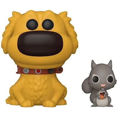 Image of Funko POP! and Buddy: Dug Days With Squirrel up Collectable Vinyl Figure Gift Idea Official Merchandise Toys for Kids &amp; Adults Movies Fans Model Collectors Display