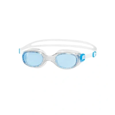 Image of 2022 Speedo Futura Classic Goggle Swimming Goggles (Clear/Blue)