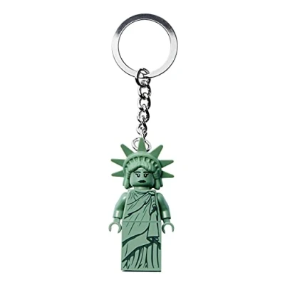 Image of LEGO City Lady Liberty Minifigure Keyring 854082