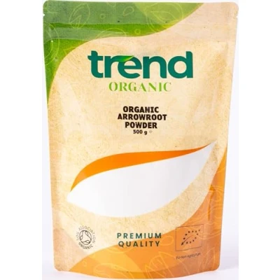 Image of Trend Organic Arrowroot Powder for Cooking and Baking, Natural Thickening Agent (Known as Starch or Flour), Certified Organic, Vegan, Non GMO, No Additives, Preservatives, 500g