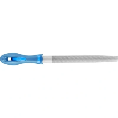 Image of Pferd 11235206 Cut 1 Type Half Round File, Silver/Blue, 200 mm