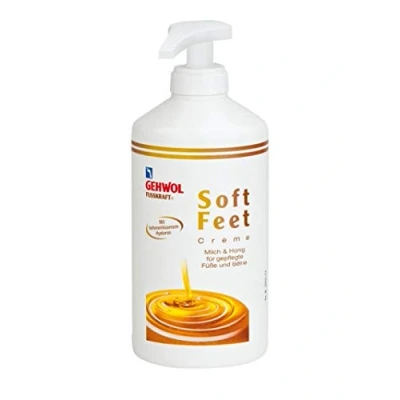 Image of Gehwol Fusskraft Soft Feet, Foot Cream with Hyaluron, Urea, 500 ml Dispenser