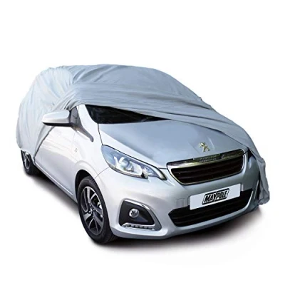 Image of Maypole Breathable Full Cover for Small Cars Water Resistant, Grey