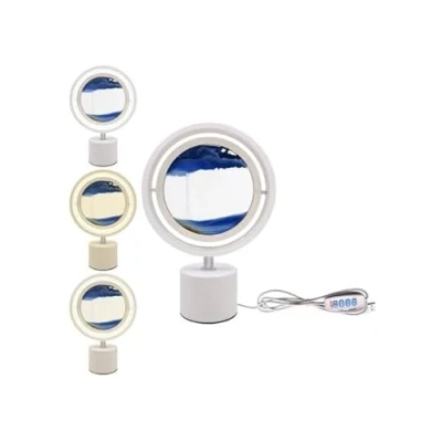 Image of Quicksand Lamp Blue Beauty Mirror White
