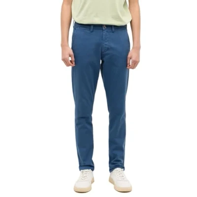 Image of MUSTANG Men&#039;s Style Oakland Chino Slacks, Dark Denim 5242, 30 W/32 L
