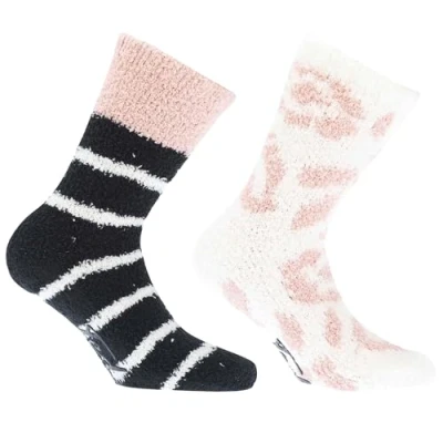 Image of Ted Baker Womenss 2 Pack Maxthr Cosy Socks in Various Multicolour One Size
