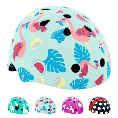 Image of Hornit Kids Bike Helmet Child Bike, Skateboard, Skating &amp; Scooter BMX Toddler Multi sport (Medium, Flamingo)