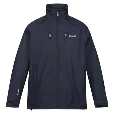 Image of Regatta Mens Calderdale V Full Zip Waterproof Jacket, Navy, S EU