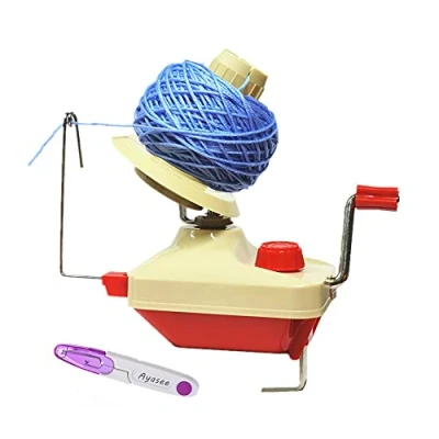 Image of Ayasee Ball Winders, Yarn Knitting Loom Crochet Swift Fiber String Wool Winder DIY Tool Kit (2)