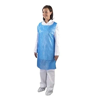 Image of Blue Disposable Aprons On a roll (200) High Density