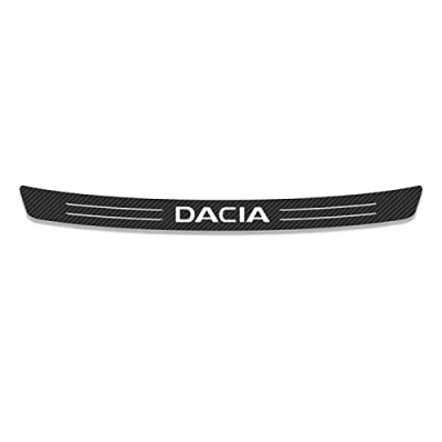 Image of Ever TA Car Rear Bumper Protector for Ren Ault Dacia Duster Logan Sandero Lodgy MCV Stepway, Carbon Fiber Trunk Sill Plate Decorative Strips Anti Scratch Cover Sticker Styling Accessories