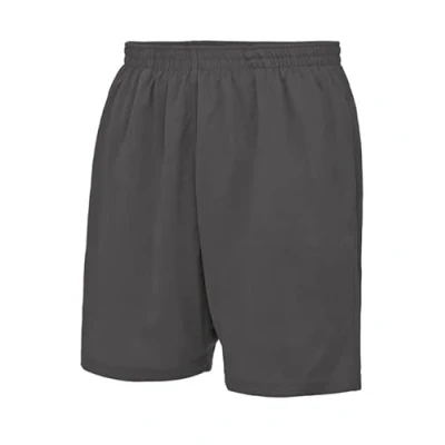 Image of AWDis Just Cool JC080 Mens Mesh Lined Shorts Charcoal M
