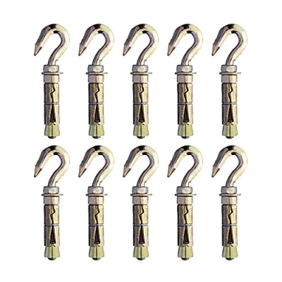 Image of M6 Hook Bolt Shield Anchor 10 Pack