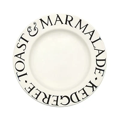 Image of Emma Bridgewater Black Toast 8 1/2 Dessert Plate 1BLT010063