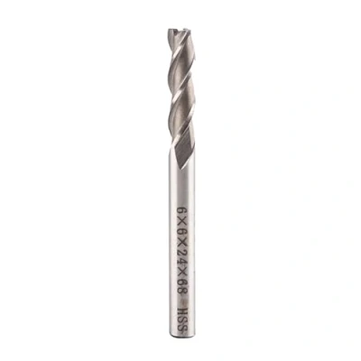 Image of End Mill Cutter CNC Bit Extra Long 6mm 3 Flute Extended Milling Router Cutters for Woodwork