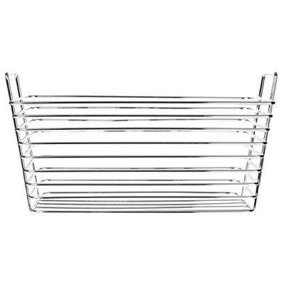 Image of Premier Housewares 1600558 Storage Caddy Chrome, Height 17.5 cm x width 32 depth 17
