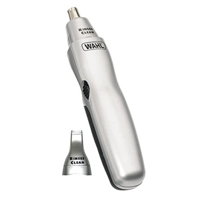 Image of Wahl 2 In 1 Personal Trimmer, Trimmers for Men and Women, Nose Ear Eyebrow Washable Heads, Trim Sideburns Facial Hair, Peach Fuzz Trimming, Cordless