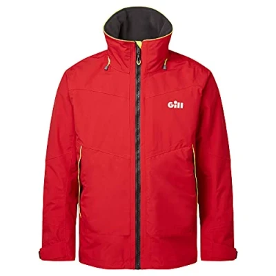Image of Gill OS3 Mens Coastal Sailing Jacket Waterproof, Breathable &amp; Stain Repellent (Ocean, S)