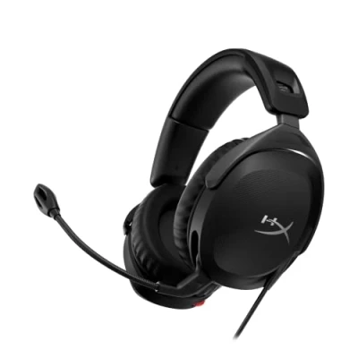 Image of HYPERX 519T1AA Cloud Stinger 2 Lightweight over ear headset with mic, Swivel to mute function, 50mm drivers, PC Compatible, Black