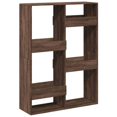 Image of vidaXL Room Divider Brown Oak 100x33x135 cm Engineered Wood