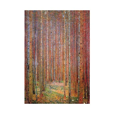 Image of Wee Blue Coo Klimt Tannenwald I Old Master Painting Picture Wall Art Print