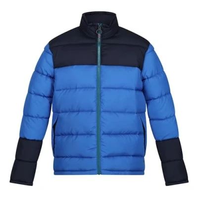 Image of Regatta Professional Men&#039;s Vintage Puffer Jacket Strong Blue Navy, Size: M