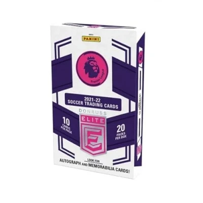 Image of Panini Cartes Donruss Elite Boite Trading Cards Premier League 2021 22 20 Pochettes 200 8018190030501