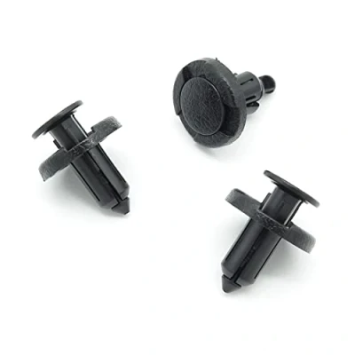 Image of VVO Fasteners Black Plastic Front Wheel Arch Lining &amp; Mudguard Clips for Nissan Qashqai, (Pack of 10)