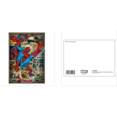Image of SPIDER MAN (RETRO) POSTCARD PRINT A6 (1 CARD SUPPLIED)