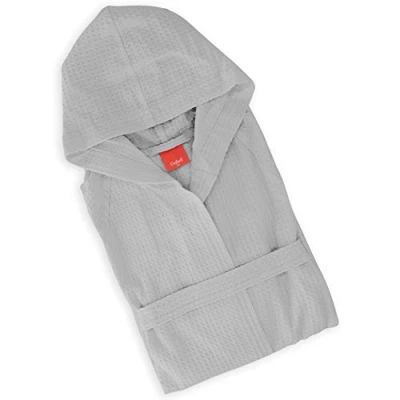 Image of Gabel Golf Bathrobe with Hood, 903 Steel, M