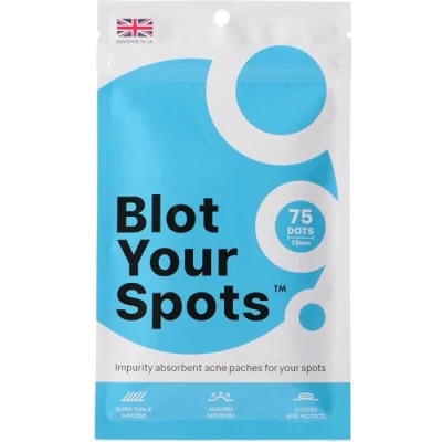 Image of Blot your Spots Pimple Patches Spot for Acne Hydrocolloid to Clear Skin Patch. Vegan &amp; Cruelty Free.