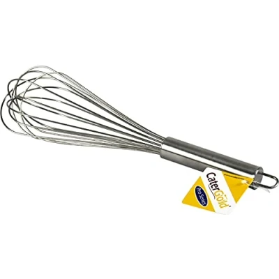 Image of Professional Stainless Steel Strong French Whisk with Loop Handle (35cm)