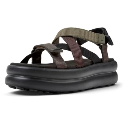 Image of Camper Flota UP Platform sandals, Women&#039;s, Size: 4, Black Polyester