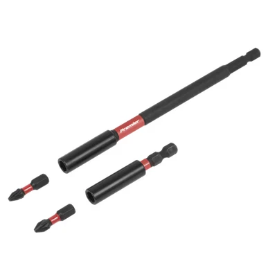 Image of Sealey Premier Impact Grade Power Tool Bit Holder Set 4pc AK8276